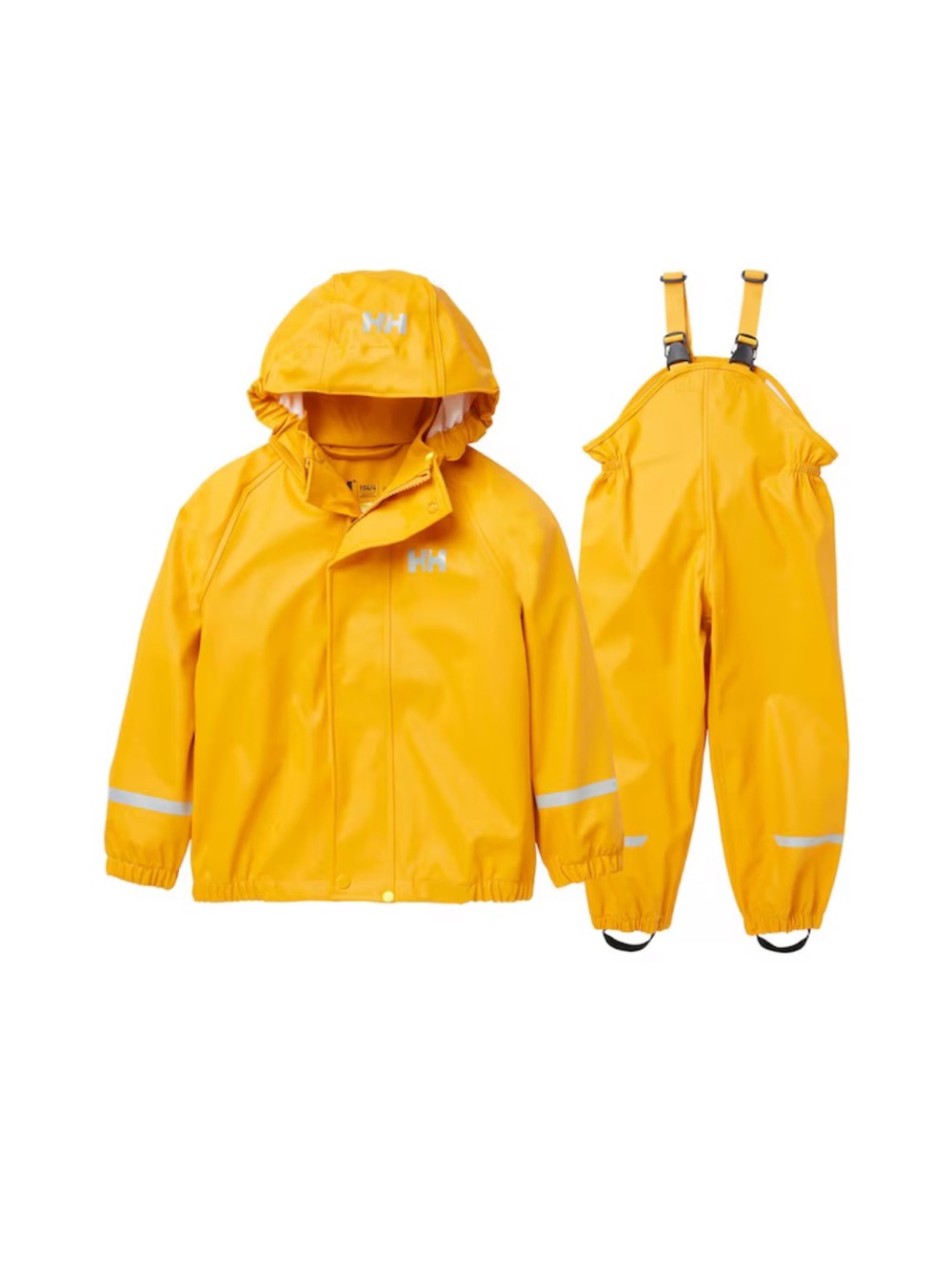 Helly Hansen Kids Yellow Waterproof Jacket and Bib Overalls